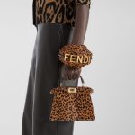 FENDI Peekaboo ISeeU Petite Printed cavallino calfskin bag - Image 3
